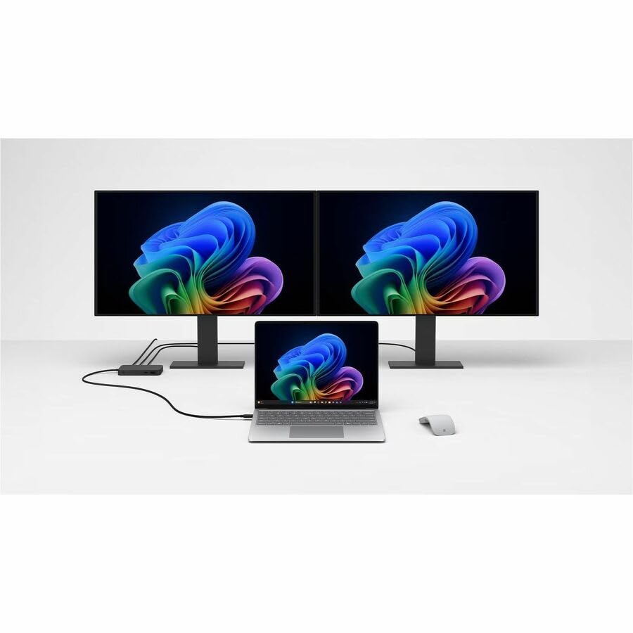 Microsoft Surface USB4 Dock – Gigabit Ethernet, USB C to 2xUSB-C
